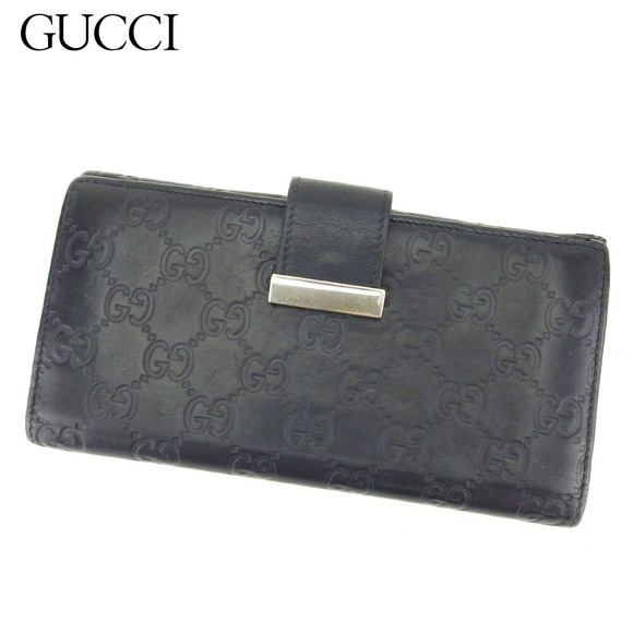 Gucci Wallet long leather black ssima - Picture 1 of 6